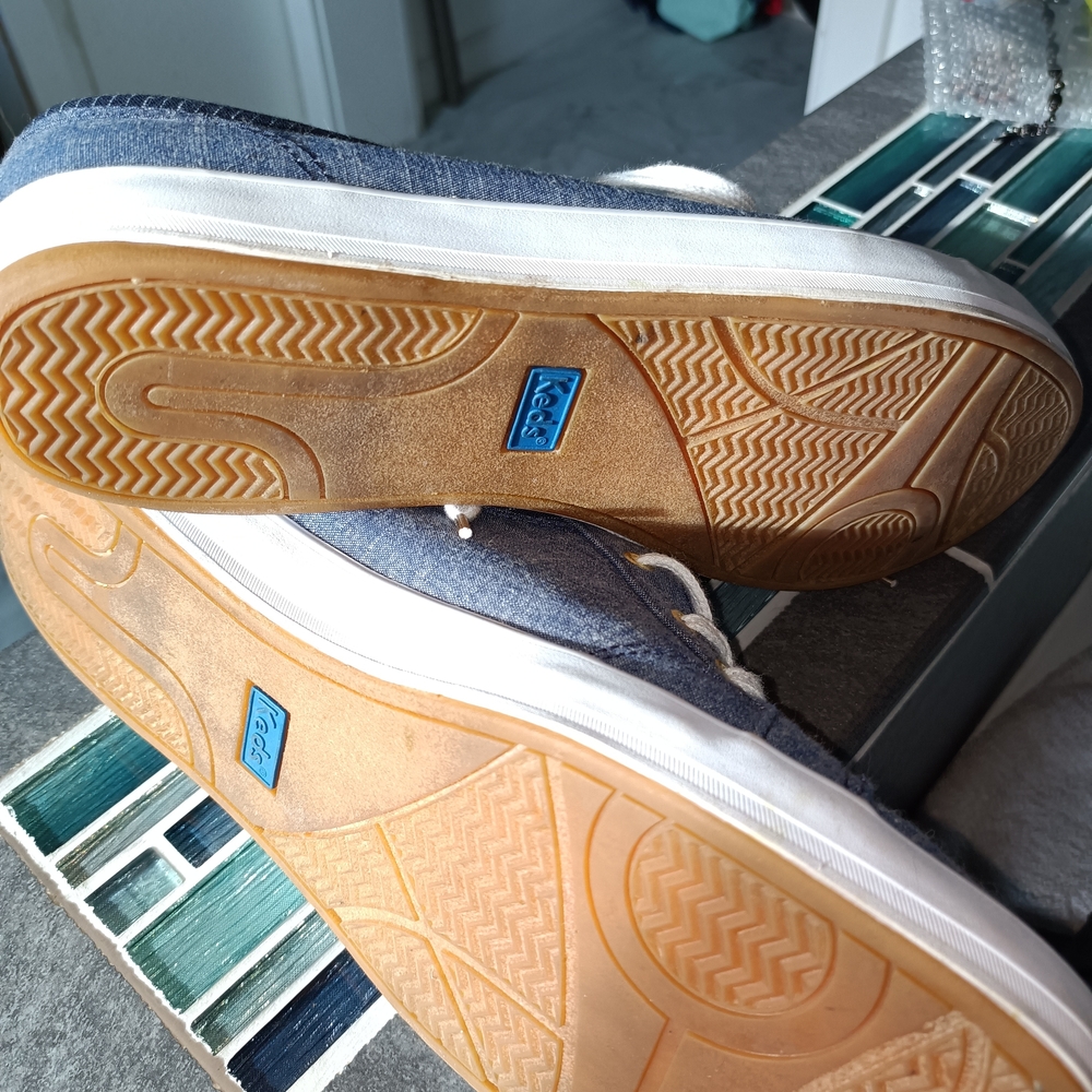 Keds Women's Blue Canvas Sneakers - Picture 4 of 4